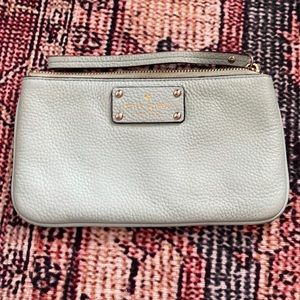 Mint Kate Spade Wristlet